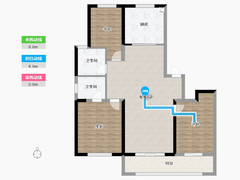 山西省-太原市-阳光·领域-104.80-户型库-动静线