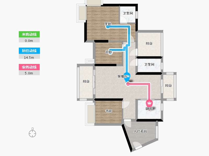 广东省-汕尾市-振业时代花园-100.00-户型库-动静线