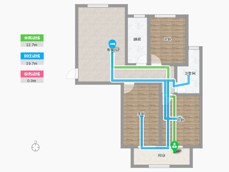 河北省-石家庄市-厚德·中央锦城-93.66-户型库-动静线