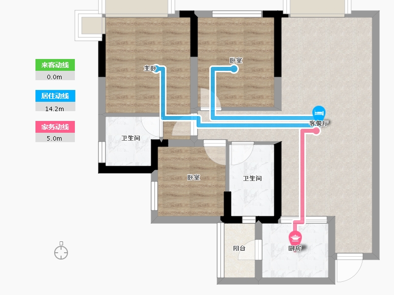 四川省-眉山市-领地蘭台府-68.80-户型库-动静线