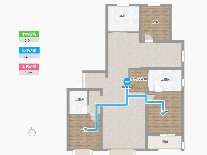 山西省-太原市-阳光·汾河湾D区-118.38-户型库-动静线