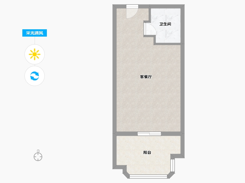 陕西省-宝鸡市-太白熙岸-41.64-户型库-采光通风