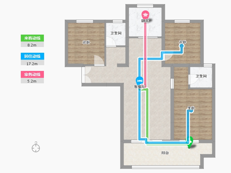 河南省-洛阳市-栖和苑-94.00-户型库-动静线