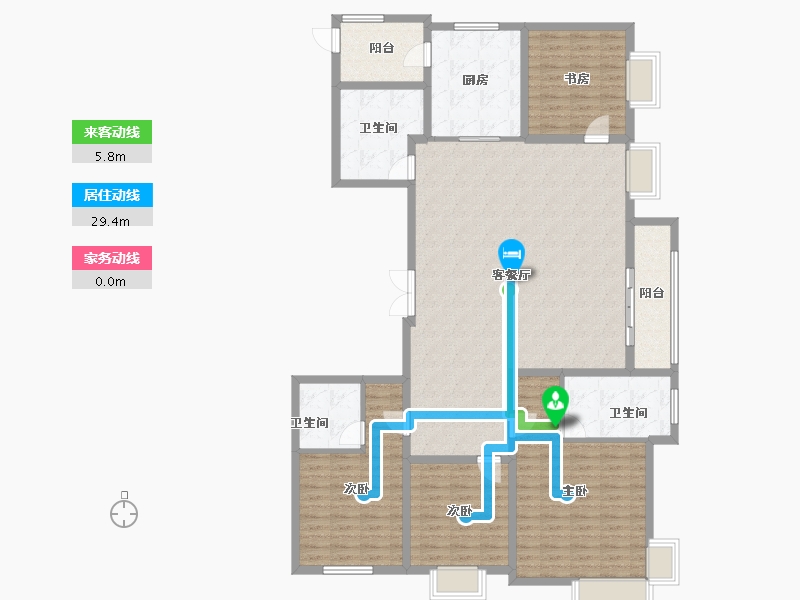 山西省-太原市-怡佳·天一城-157.60-户型库-动静线