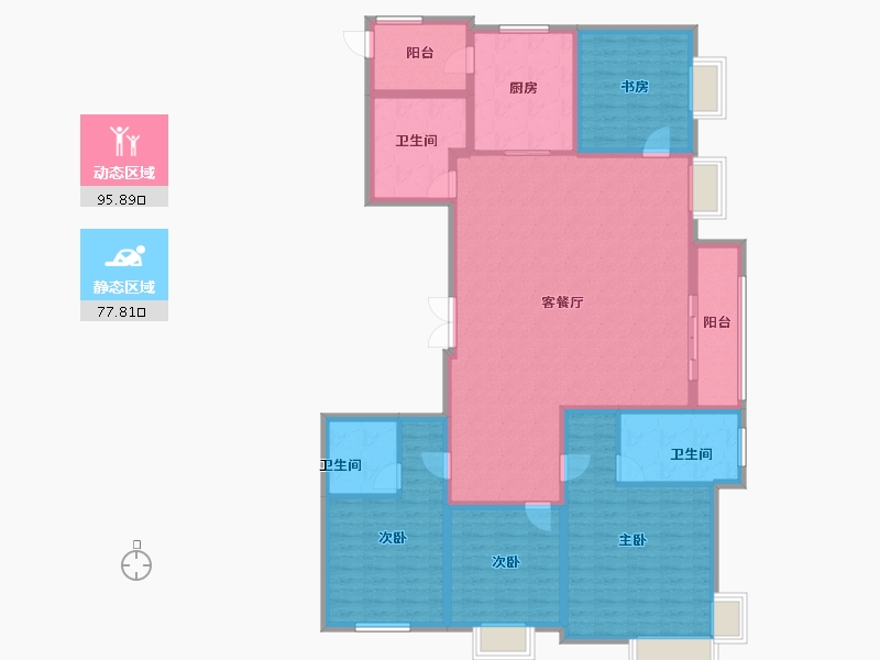 山西省-太原市-怡佳·天一城-157.60-户型库-动静分区