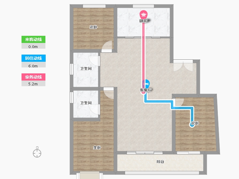 河北省-石家庄市-九福熙悦府-107.13-户型库-动静线