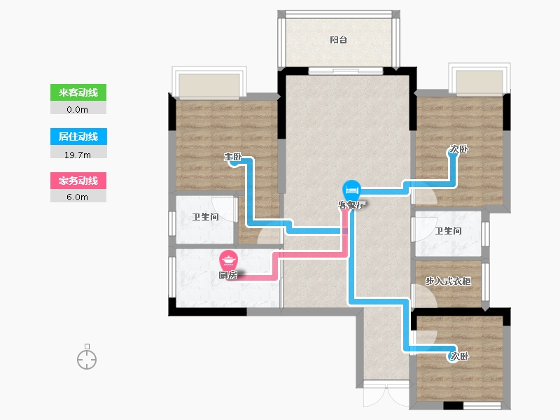 四川省-泸州市-蔺郎锦绣山水印象-85.62-户型库-动静线