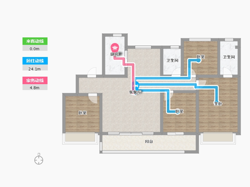 江苏省-南京市-中海·观江樾-113.60-户型库-动静线