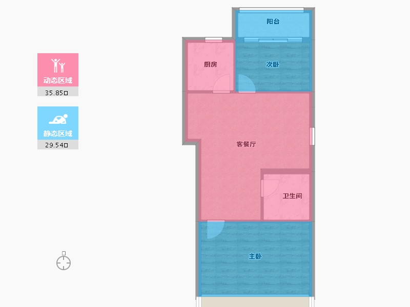 北京-北京市-奉范北京-59.01-户型库-动静分区