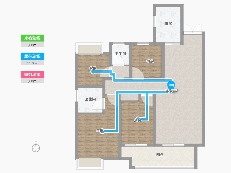 江苏省-扬州市-吾悦虎踞龙蟠-114.00-户型库-动静线