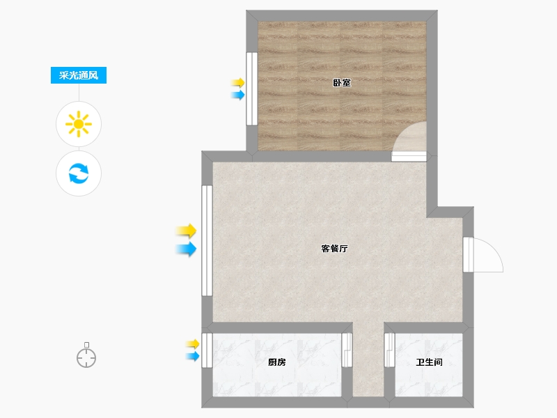 吉林省-松原市-华阳·润阳国际-39.89-户型库-采光通风