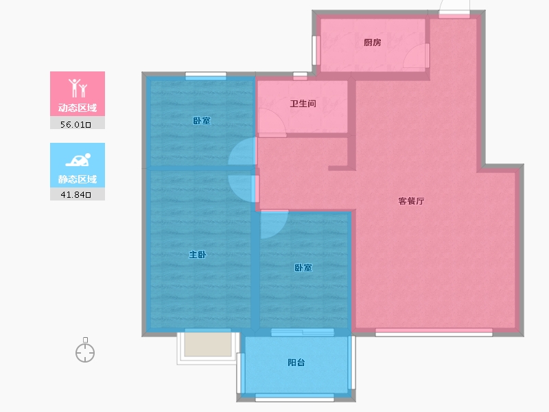 山东省-德州市-华腾御城澜湾-88.00-户型库-动静分区