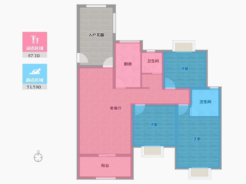 江西省-上饶市-华云·状元府-121.65-户型库-动静分区