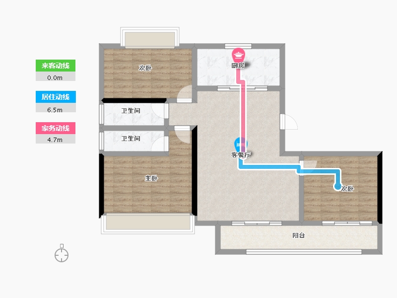 安徽省-宣城市-发能翰林苑-101.15-户型库-动静线