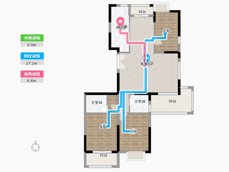 福建省-厦门市-古龙山语听溪-112.00-户型库-动静线