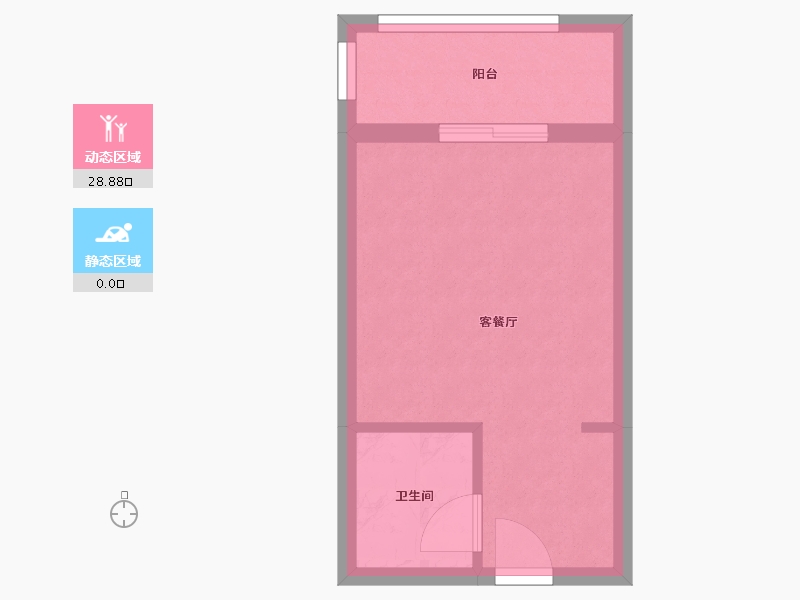 山东省-威海市-东方夏威夷嘉盛苑小区-25.51-户型库-动静分区