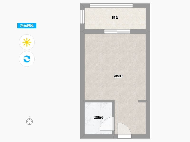 山东省-威海市-东方夏威夷嘉盛苑小区-25.51-户型库-采光通风