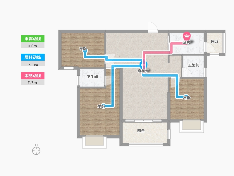 湖北省-黄冈市-晶帝学府世家-89.00-户型库-动静线