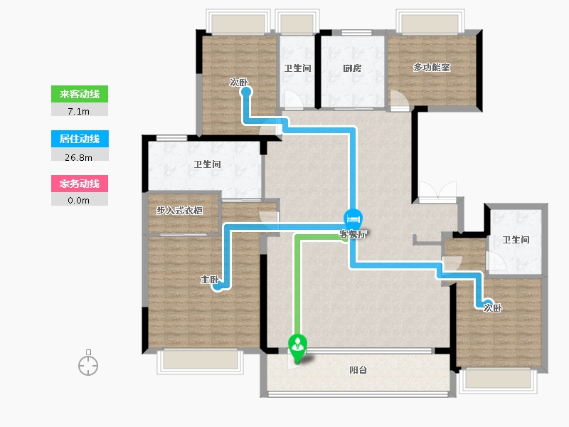 江苏省-南京市-大成汇文府-172.96-户型库-动静线