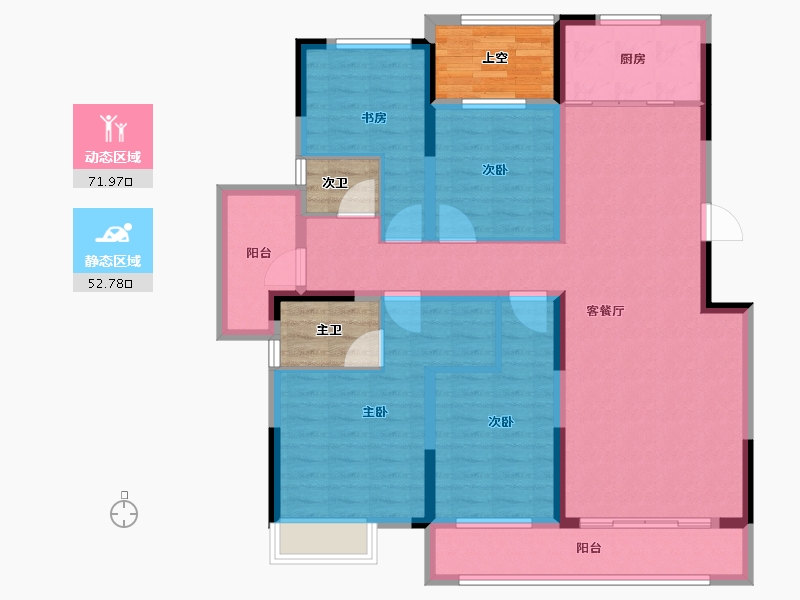 河南省-信阳市-富邦星湖丽景-122.55-户型库-动静分区