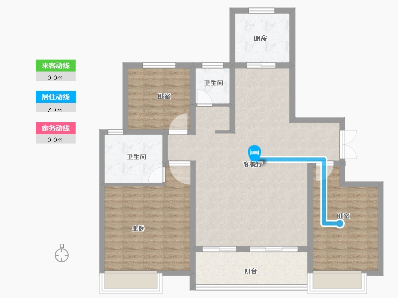 河南省-商丘市-虞城建业湖山境-108.00-户型库-动静线