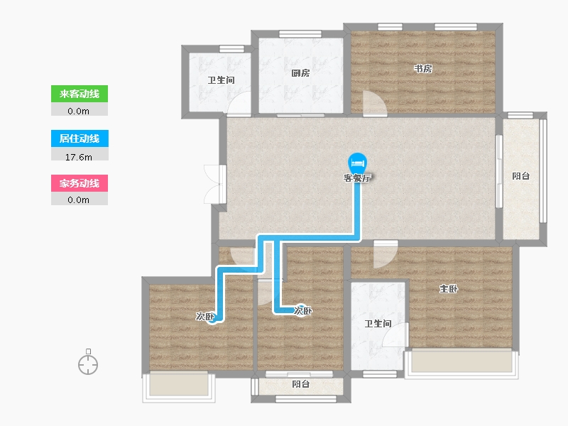 山东省-德州市-红烨一品-118.40-户型库-动静线