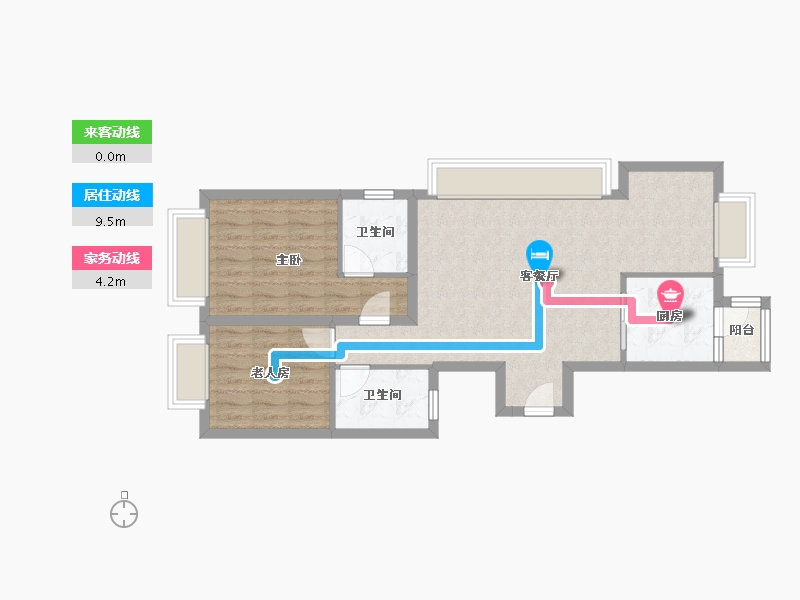 云南省-昆明市-保利和光屿湖二期-80.80-户型库-动静线