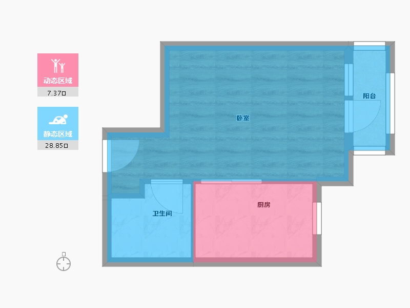 北京-北京市-慧谷金色-32.22-户型库-动静分区