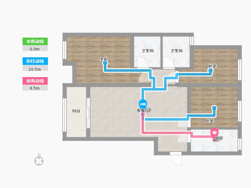 河南省-郑州市-正商汇航佳苑-93.60-户型库-动静线