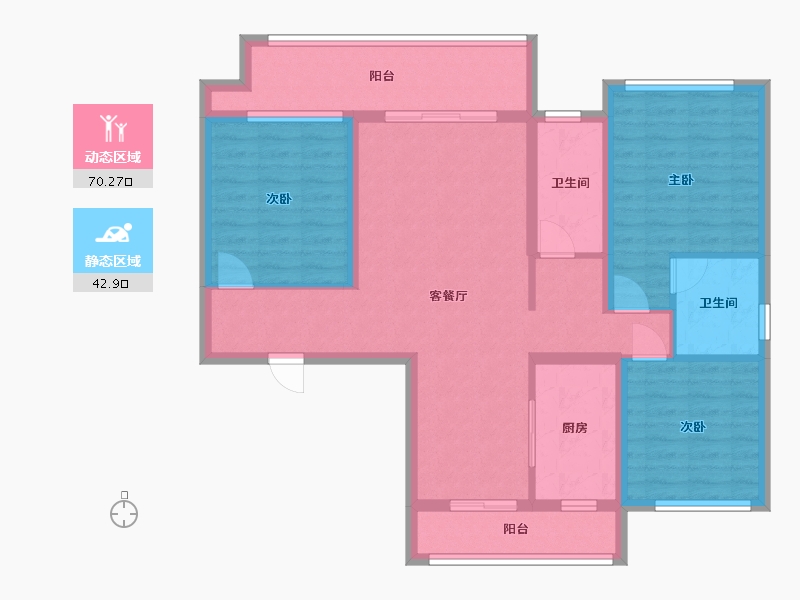 贵州省-遵义市-新时代-100.80-户型库-动静分区