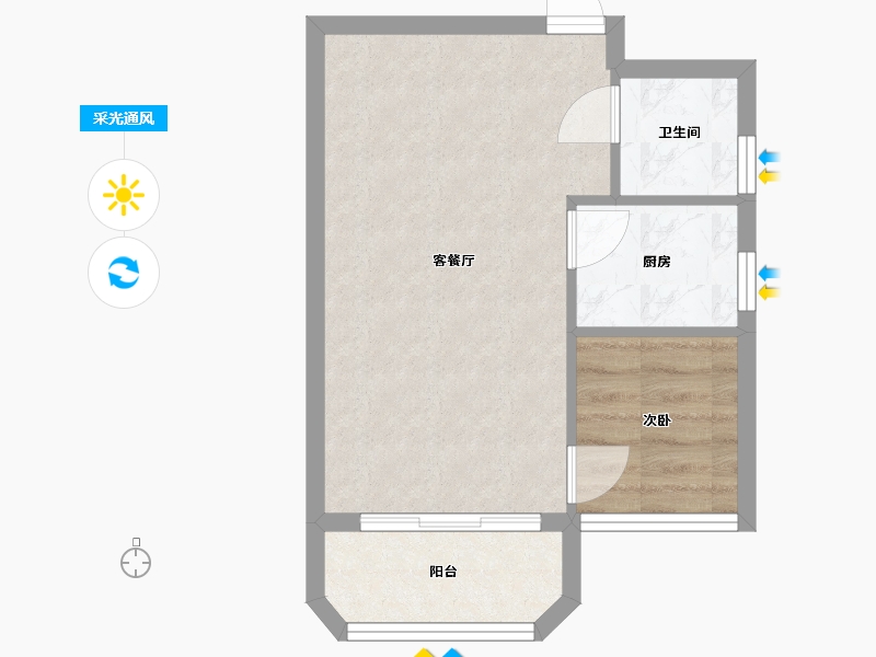 福建省-厦门市-新景舜弘天籁-98.00-户型库-采光通风