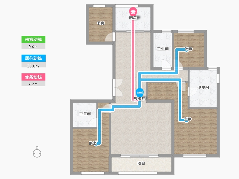 山东省-济南市-杨柳春风-136.00-户型库-动静线