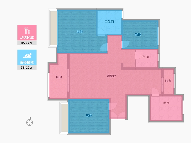 河南省-洛阳市-建业-125.00-户型库-动静分区