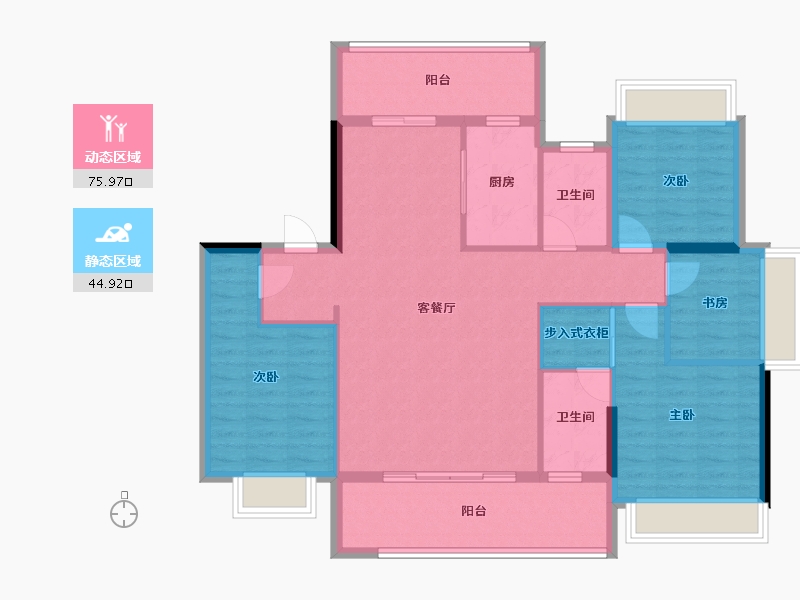 河南省-驻马店市-上河城-125.19-户型库-动静分区