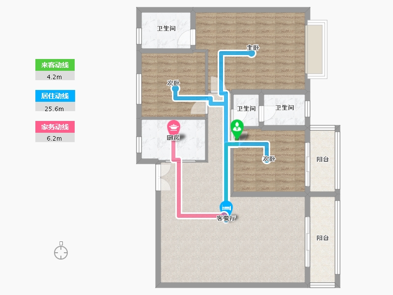 广西壮族自治区-河池市-兰郡华府-108.00-户型库-动静线