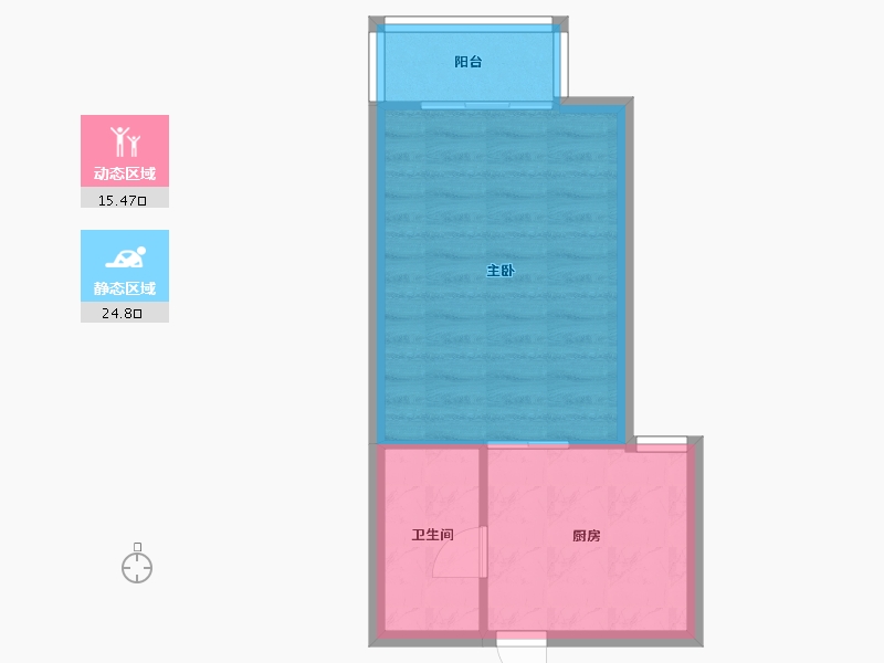 北京-北京市-双河北里小区-41.10-户型库-动静分区