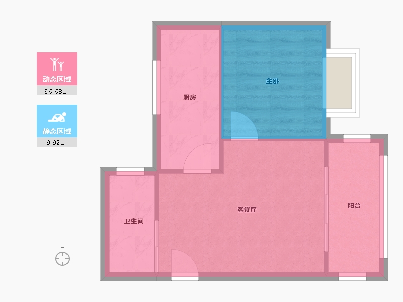 四川省-成都市-新瑞园-40.40-户型库-动静分区