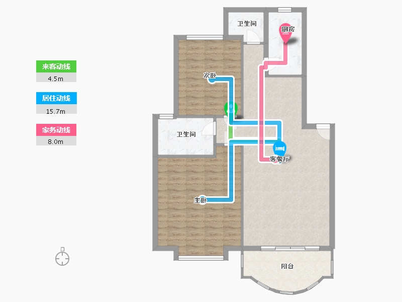 河南省-安阳市-金秋华城-96.80-户型库-动静线