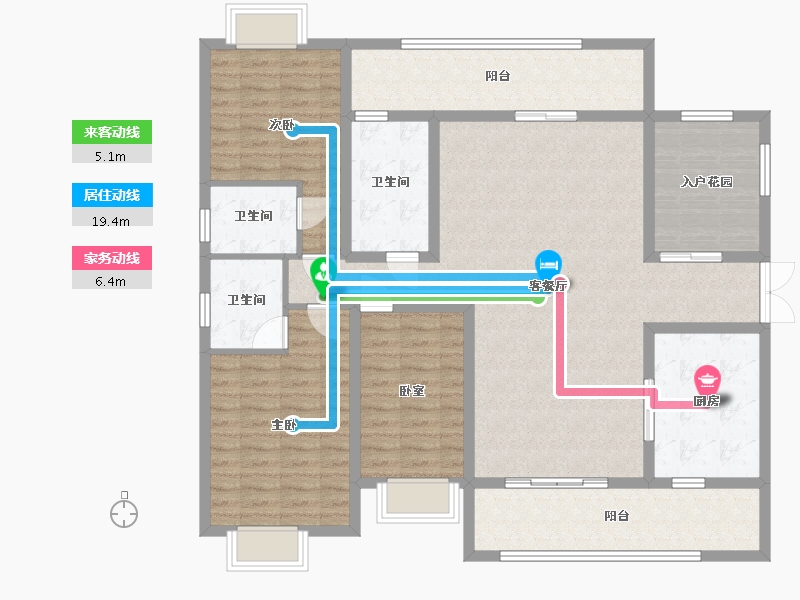 广西壮族自治区-河池市-环江帝王财富城-138.32-户型库-动静线