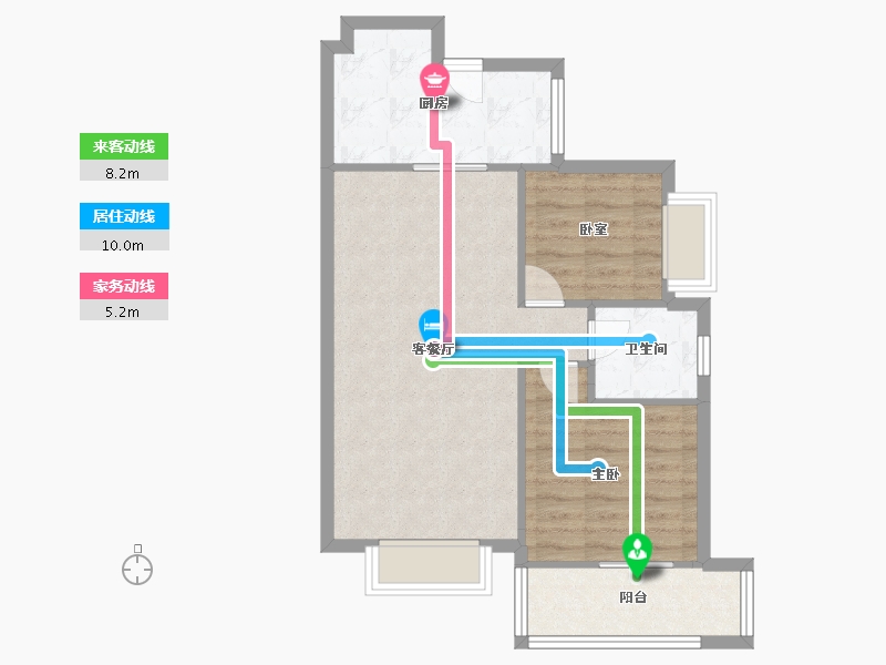 四川省-成都市-北回归线一期-65.28-户型库-动静线