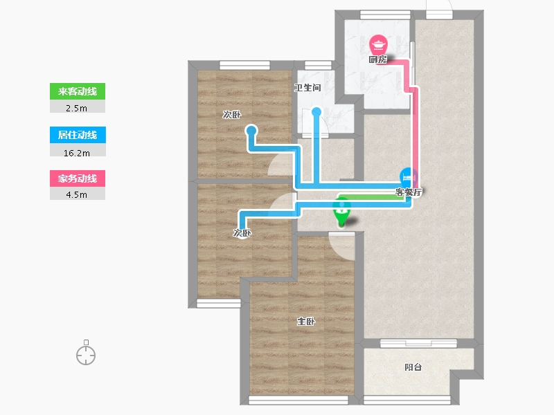 福建省-福州市-融信海纳新潮-63.20-户型库-动静线