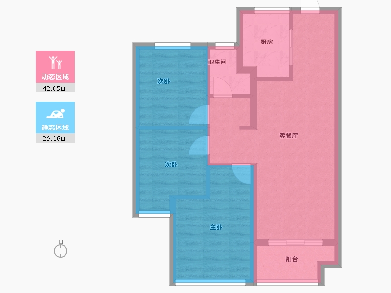 福建省-福州市-融信海纳新潮-63.20-户型库-动静分区