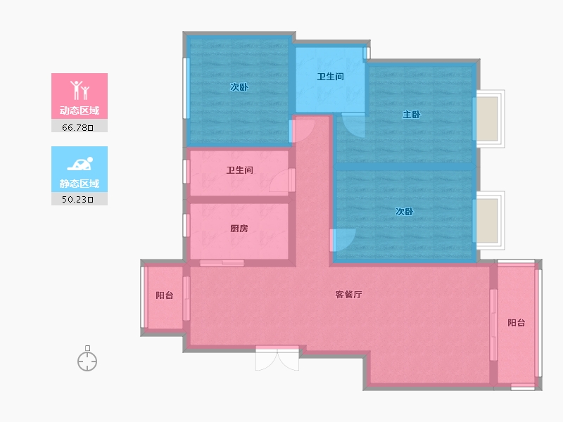 河南省-商丘市-金沙华府-118.00-户型库-动静分区