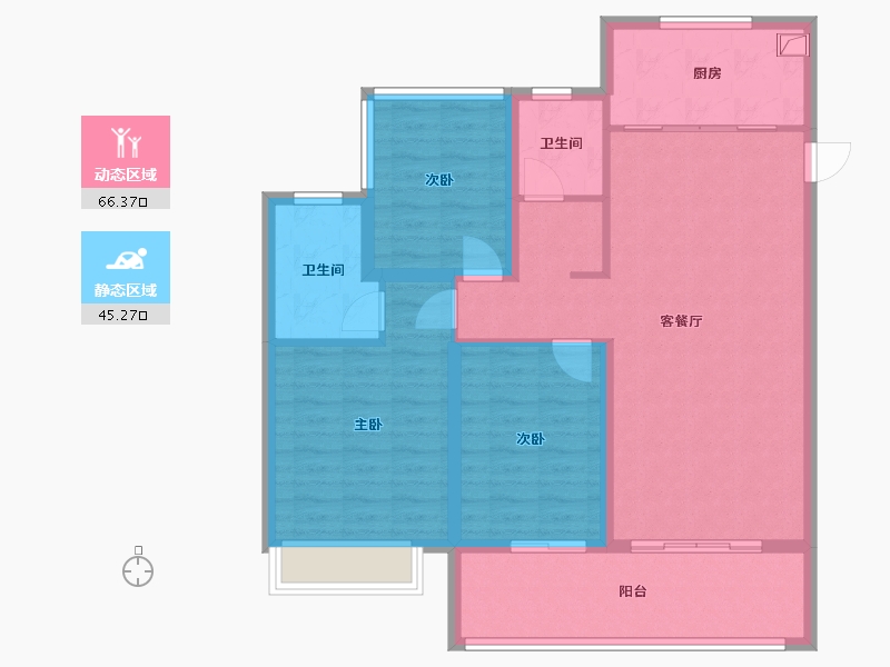 河南省-漯河市-天鑫丽水湾-100.00-户型库-动静分区