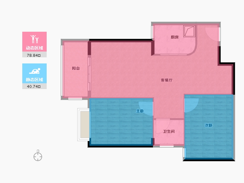 广西壮族自治区-南宁市-江湾尊府-110.00-户型库-动静分区