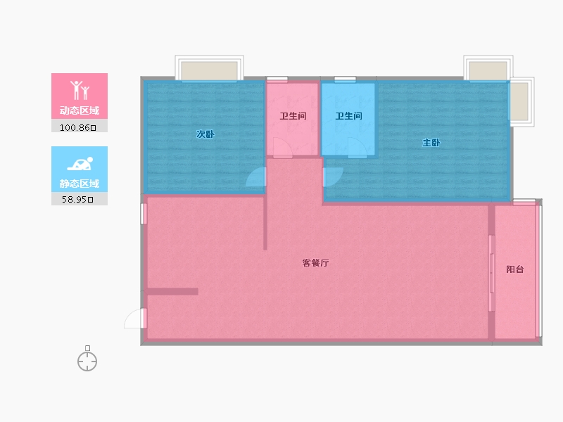 湖北省-武汉市-建发小区-148.80-户型库-动静分区