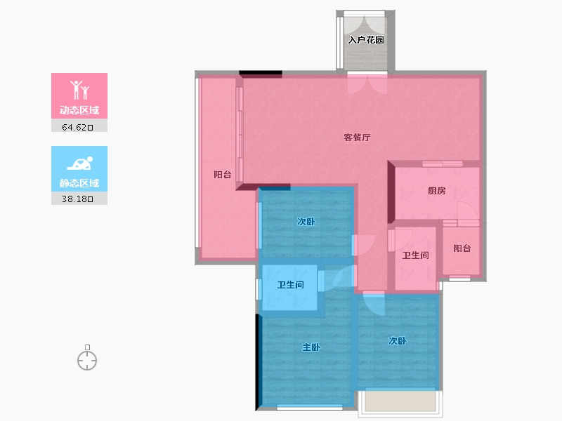 贵州省-遵义市-智慧名城-93.92-户型库-动静分区