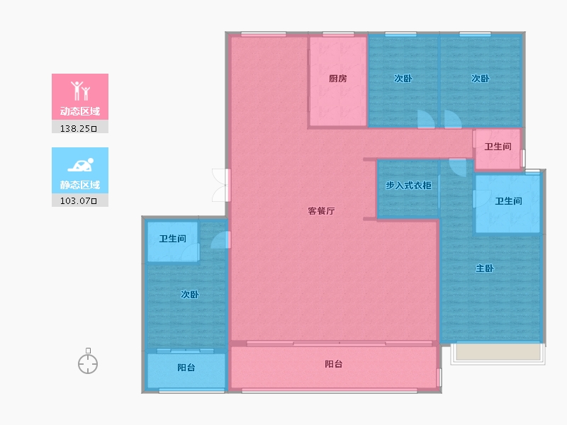 河北省-沧州市-荣盛华府-225.00-户型库-动静分区