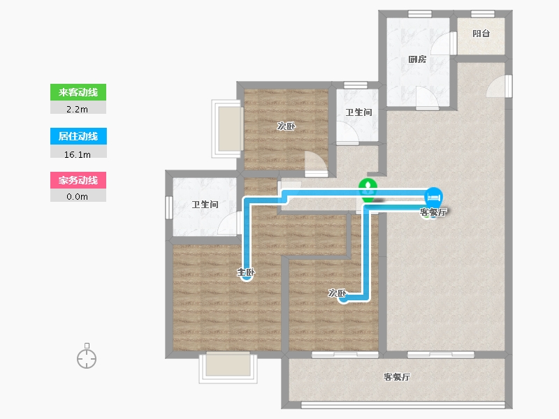 云南省-昆明市-颐和1898-114.40-户型库-动静线