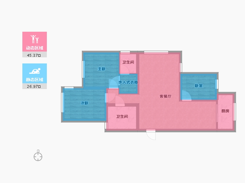 河南省-商丘市-香樟公馆-114.58-户型库-动静分区